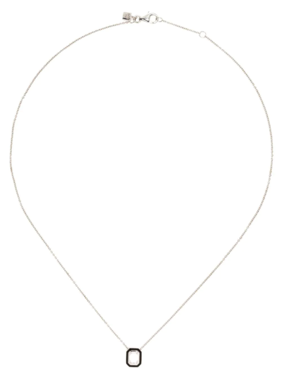 Selim Mouzannar 18kt White Gold Mina Diamond Necklace In Silver