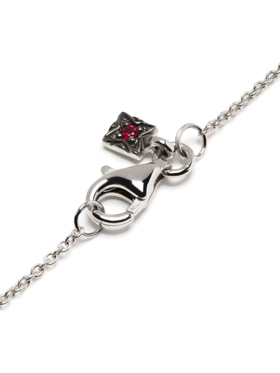 Selim Mouzannar 18kt White Gold Mina Diamond Necklace In Silver