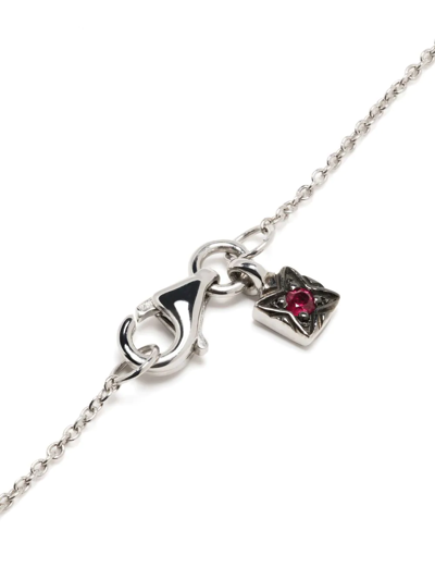 Selim Mouzannar 18kt White Gold Mina Diamond Necklace In Silver