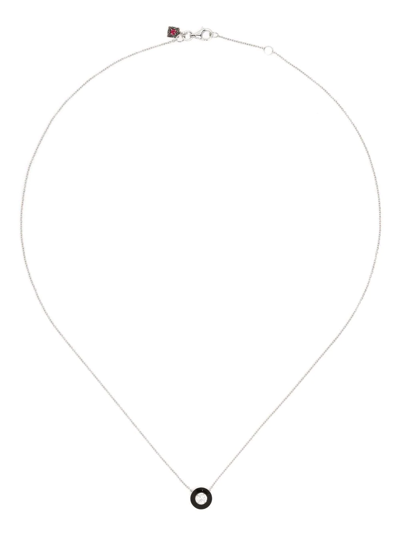 Selim Mouzannar 18kt White Gold Mina Diamond Necklace In Silver