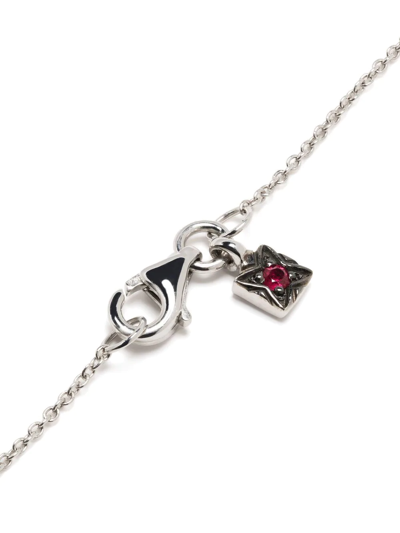 Selim Mouzannar 18kt White Gold Mina Diamond Necklace In Silver