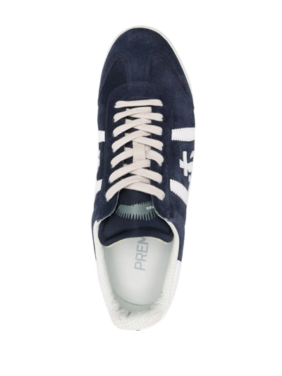 Shop Premiata Bonnie 5757 Low-top Sneakers In Blue