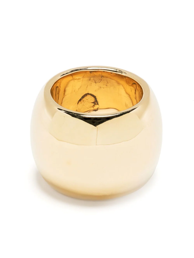 Shop Uncommon Matters Semibreve Chunky Ring In Gold