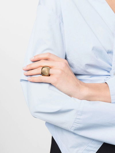 Uncommon Matters Semibreve Chunky Ring In Gold