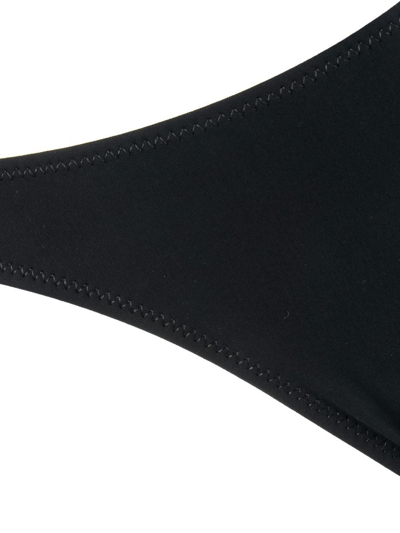 Shop Lido Tredici Tie-fastening Bikini In Black