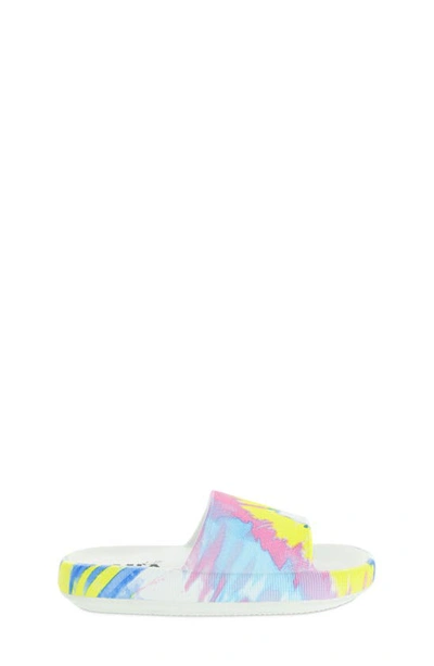 Mia Camyl Platform Slide Sandal In Tie Dye Multi