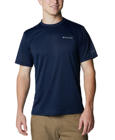 Shop Columbia Men's Big & Tall Hike Crewneck T-shirt In Collegiate Navy