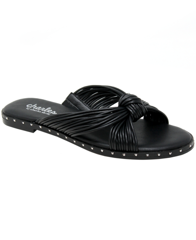 Shop Charles By Charles David Women's Bravo Flat Sandals Women's Shoes In Black