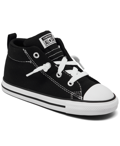 Converse Little Kids Chuck Taylor All Star Street Mid Casual Sneakers From Finish  Line In Black/white | ModeSens