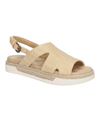 Shop Bella Vita Women's Kato Slingback Sandals In Natural Woven