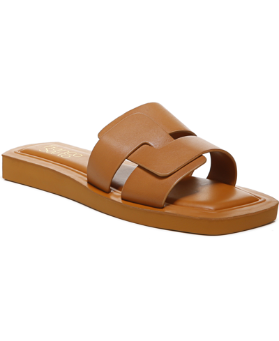 Shop Franco Sarto Capri-slide Sandals Women's Shoes In Cuoio Leather