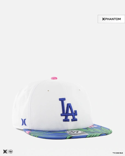 Shop Supply Accessories Men's Hurley X 47 Los Angeles Dodgers Captain Hat In White
