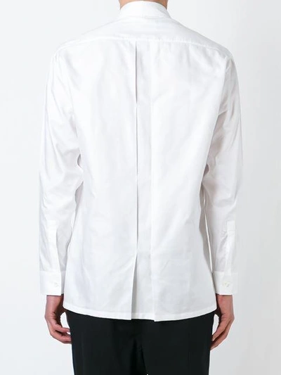 Shop Maison Margiela Boxy Buttoned Shirt - White