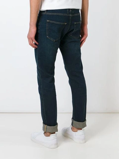 Shop Saint Laurent Classic Slim Jeans - Blue