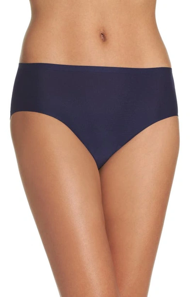 Shop Chantelle Lingerie Soft Stretch Seamless Hipster Panties In Sapphire