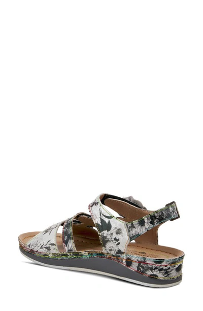 L'artiste Joelina-dazi Ankle Strap Sandal In Grey Multi