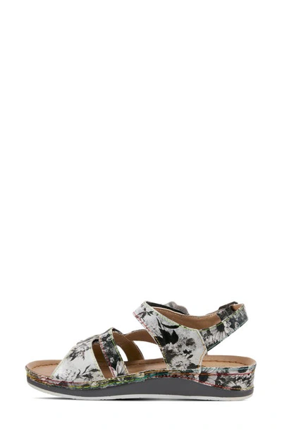 L'artiste Joelina-dazi Ankle Strap Sandal In Grey Multi