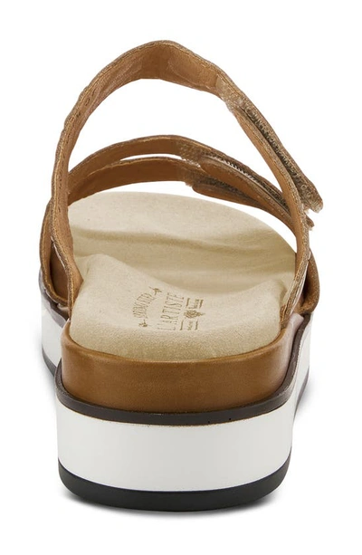L'artiste Dearest Platform Slide Sandal In Beige Multi