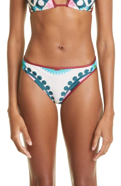 Shop La Doublej Abstract Print Bikini Bottom In Ruote Placee