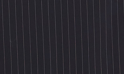 HUGO BOSS HUGO BOSS DALTAIR LONG SLEEVE PINSTRIPE PRINT DRESS 