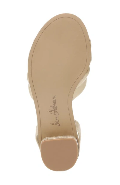 Shop Sam Edelman Ingrid Ankle Strap Sandal In Modern Ivory - 100