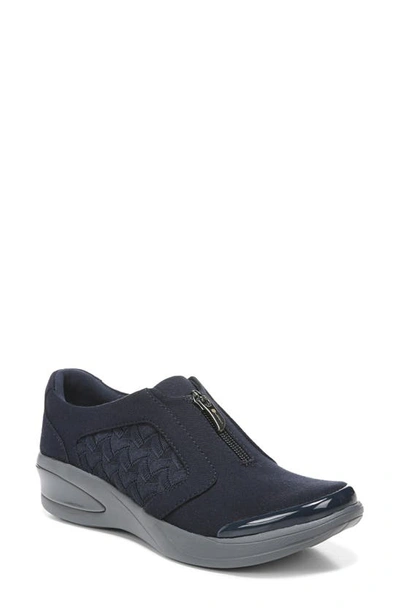 Shop Bzees Florence Slip-on In Navy Blazer Twill