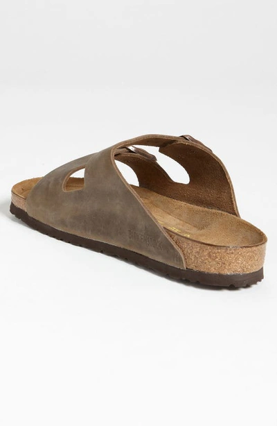 Shop Birkenstock Arizona Slide Sandal In Brown