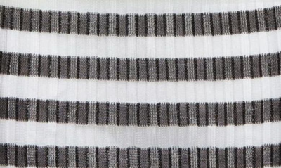 Shop A. Roege Hove Ivy Semisheer Knit Minidress In Black / Transparent
