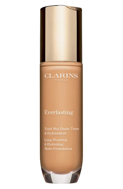 Shop Clarins Everlasting Long-wearing & Hydrating Matte Foundation In 112.5w