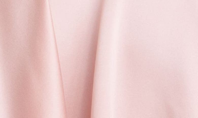Shop Zimmermann Long Sleeve Silk Wrap Minidress In Blush