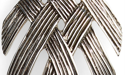 John Hardy Bamboo Woven Pendant Necklace In Silver