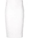 GIVENCHY GIVENCHY CLOQUÉ PENCIL SKIRT - WHITE,16P402933811273072