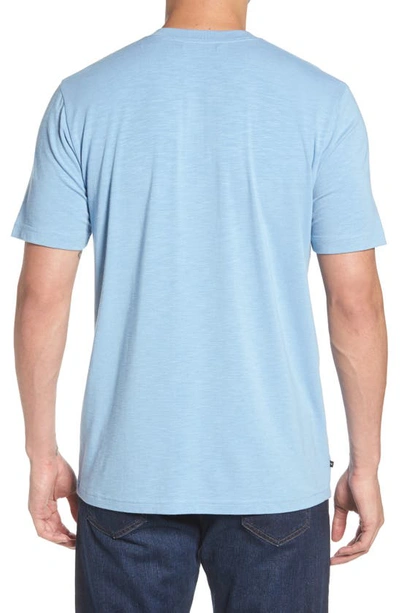 Travismathew Cloud Trim Fit Slubbed T-shirt In Sleet