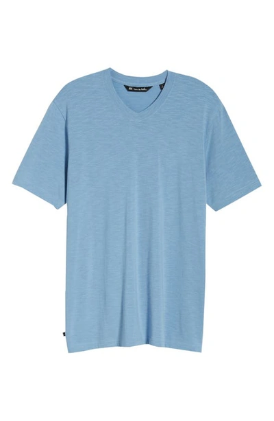 Travismathew Cloud Trim Fit Slubbed T-shirt In Sleet