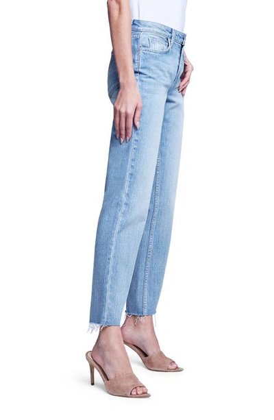 Shop L Agence Milana Stovepipe Straight Leg Jeans In Colby