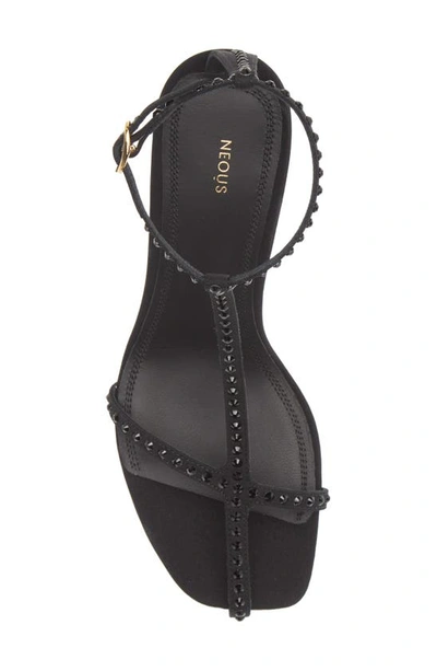 Shop Neous Jumel Ankle Strap Sandal In Black