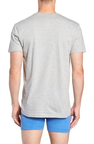 Shop Polo Ralph Lauren 3-pack Crewneck T-shirts In Black/ Grey/ Charcoal
