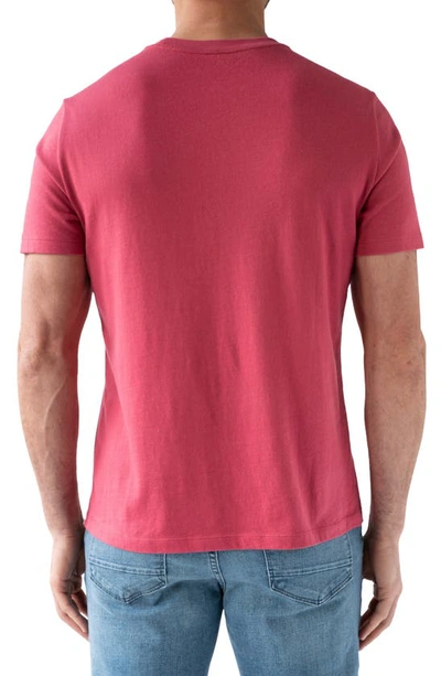 Shop Devil-dog Dungarees Signature Pocket T-shirt In Brick Red