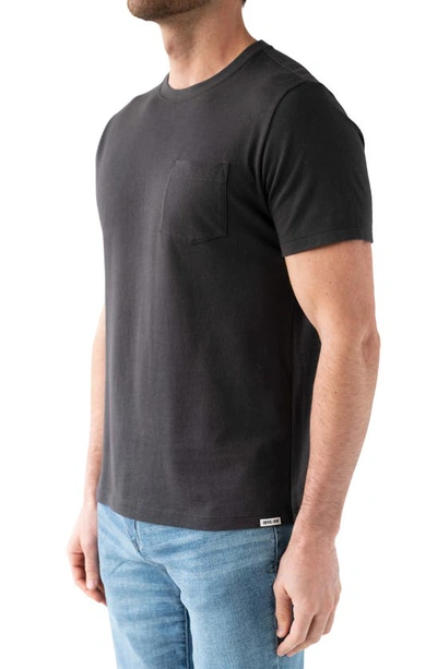 Shop Devil-dog Dungarees Signature Pocket T-shirt In Coal