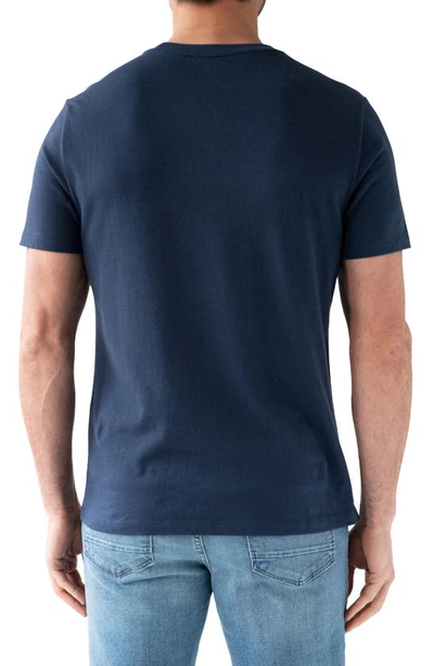 Devil-dog Dungarees Signature Pocket T-shirt In Navy Blue