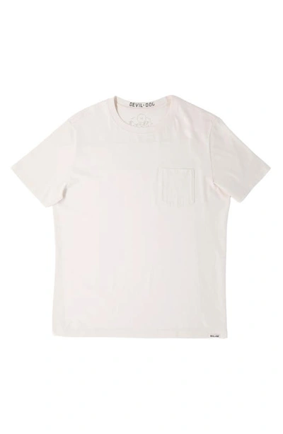 Devil-dog Dungarees Signature Pocket T-shirt In Cloud