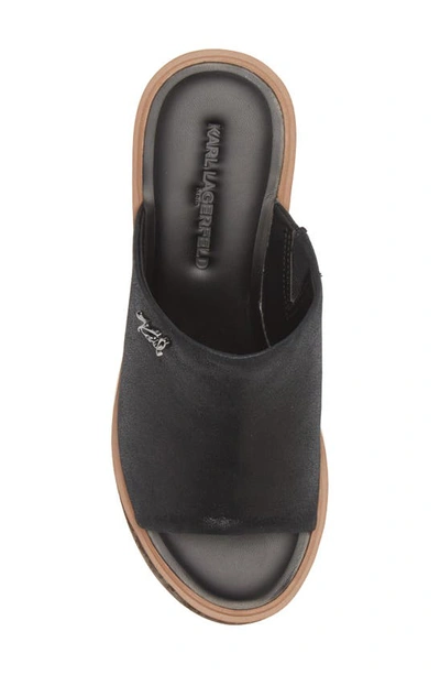 Shop Karl Lagerfeld Clarina Platform Sandal In Black