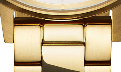 Shop Mvmt Nova Chronograph Bracelet Watch, 38mm In Gold/ White/ Gold