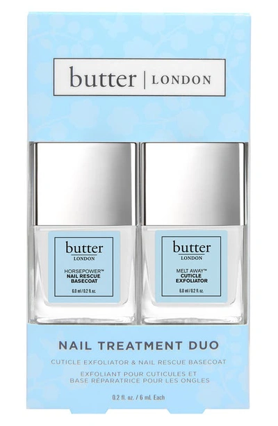 Shop Butter London Nail Treatment Duo Set In Horsepower And Melt Away Mini