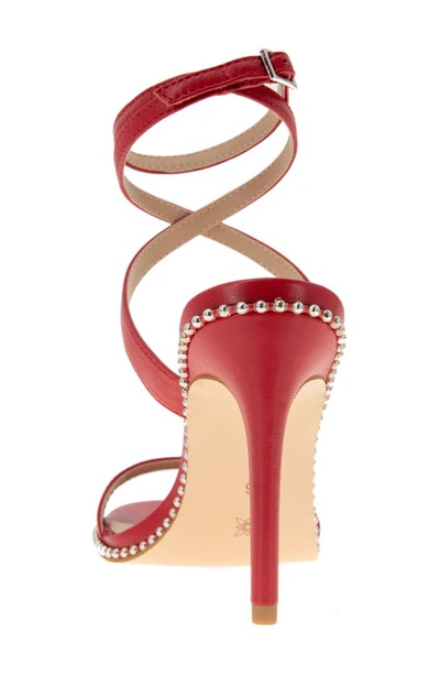 Shop Bcbgeneration Jilma Strappy Sandal In Lipstick