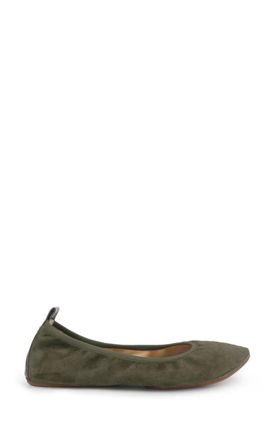 Shop Yosi Samra Vienna Foldable Ballet Flat In Mud