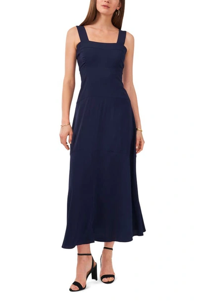 Vince Camuto Paneled Maxi Tank Dress In Classic Navy