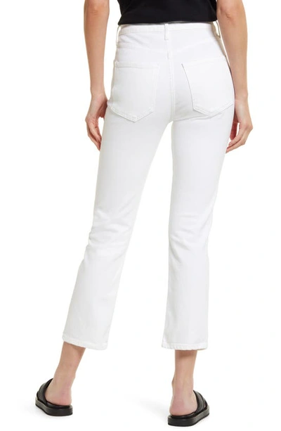 Shop Agolde Riley High Waist Crop Straight Leg Jeans In Whip