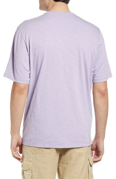 Shop Tommy Bahama Bali Beach Crewneck T-shirt In Lilac Fog