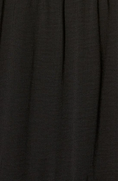 Shop Cece Tiered Ruffle Neck Dress In Rich Black